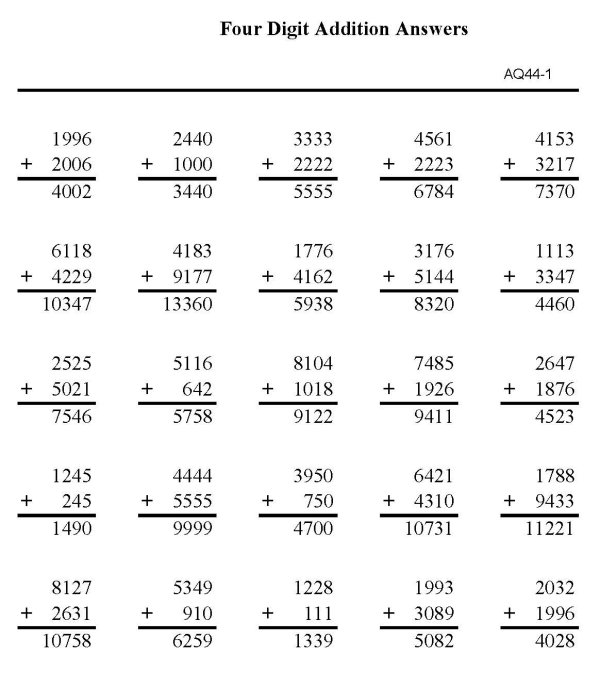 Printable addition sheet - math skills practice sheet