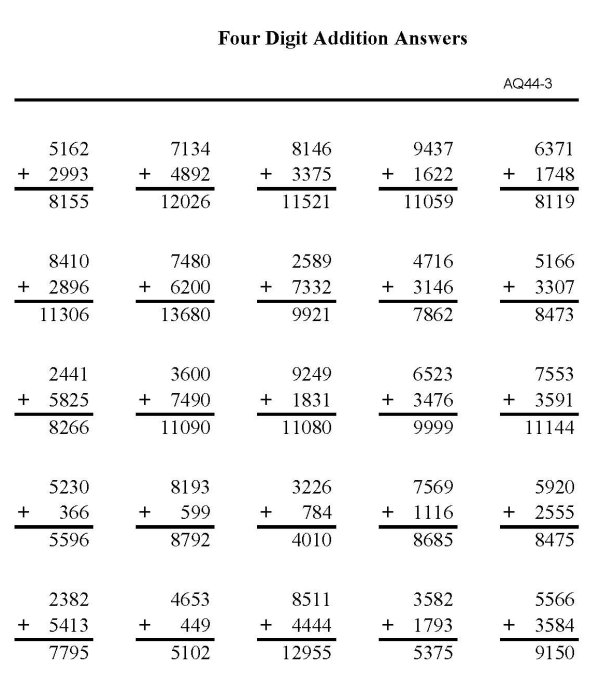 Printable addition sheet - math skills practice sheet