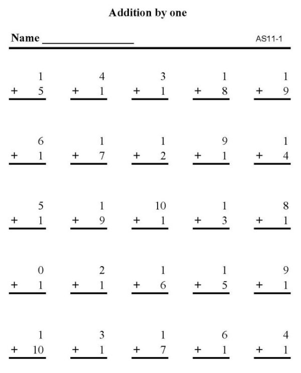 Printable addition sheet - math skills practice sheet