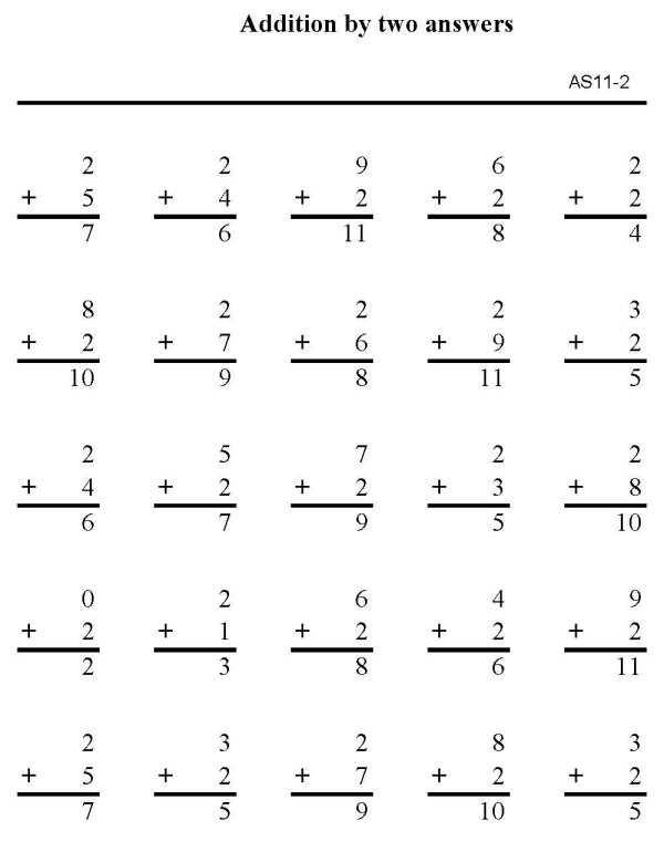 Printable addition sheet - math skills practice sheet