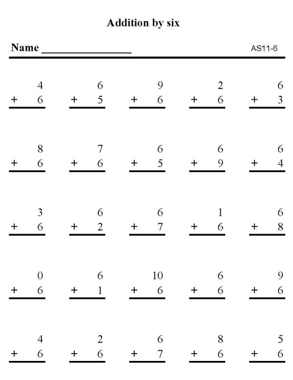 Printable addition sheet - math skills practice sheet