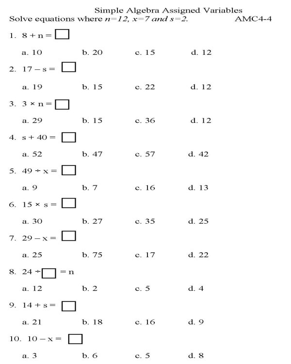 bluebonkers-algebra-multiple-choice-p4-free-printable-math-practice-worksheets