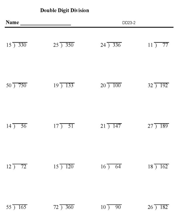 5th Grade Division Worksheets Free Printable