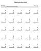 Multiplication Pratice Sheets - Math Sheets